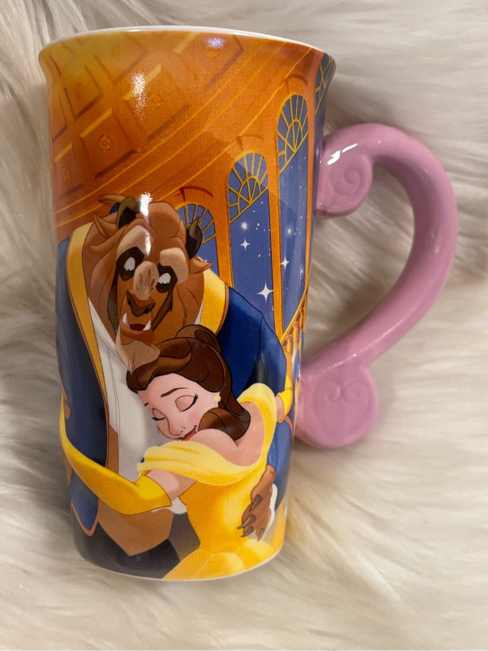 Disney Beauty & the Beast 3D Mug- Be Brave, Be Strong, Be True